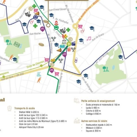  Annonces VITRY : Local / Bureau | MONTREUIL (93100) | 114 m2 | 427 824 &euro; 