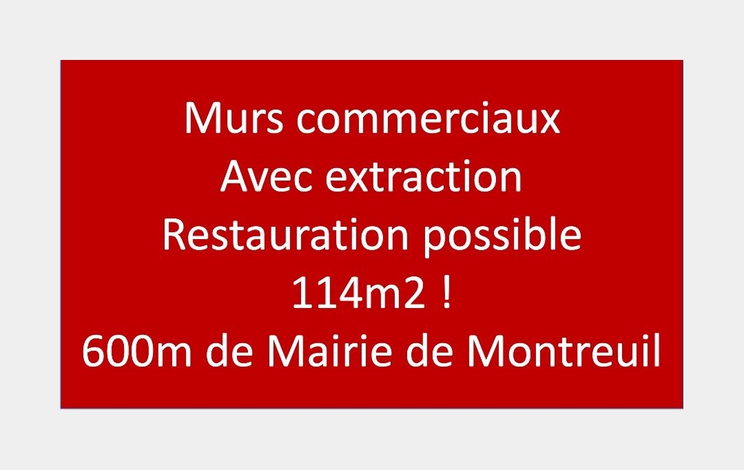 Annonces VITRY : Local / Bureau | MONTREUIL (93100) | 114 m2 | 427 824 &euro; 