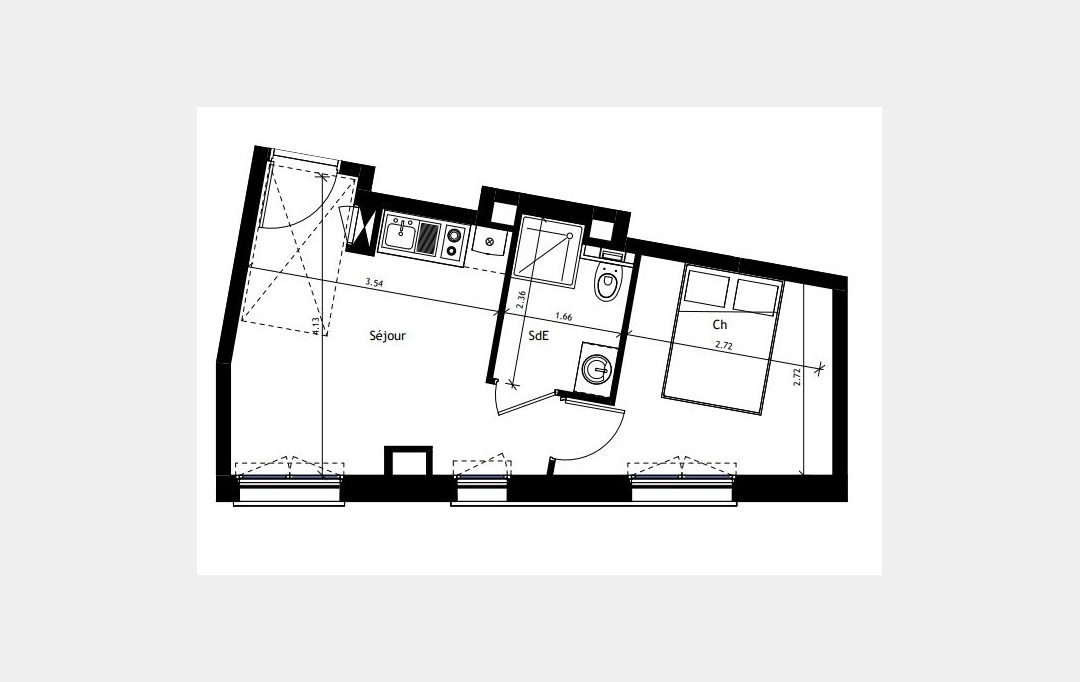 Annonces VITRY : Appartement | PARIS (75020) | 27 m2 | 330 000 &euro; 